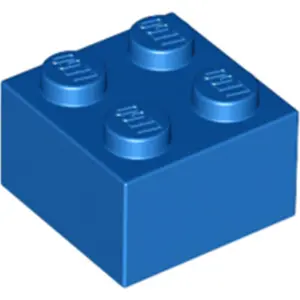 LEGO® Brique 2x2 Bleu (Blue) 1 pièceVendu parkaufland