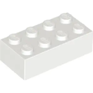 LEGO® brique 2x4 Blanc (White) 50 piècesVendu parkaufland