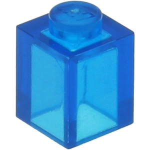 LEGO® 1x1 brique Trans bleu foncé (Trans Darkblue) 50 pièces