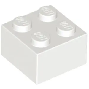 LEGO® brique 2x2 Blanc (White) 1 pièceVendu parkaufland