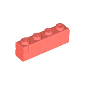 LEGO® 1x4 Pierre de construction Corail (Coral) 1 pièce