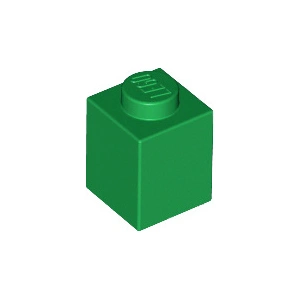 LEGO® 1x1 brique Vert (Green) 100 pièces pas cher