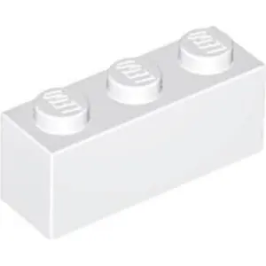 LEGO® brique 1x3 Blanc (White) 1 pièce