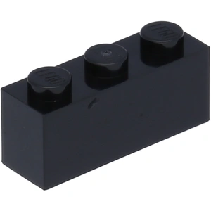 LEGO® brique 1x3 noir (Black) 25 pièces