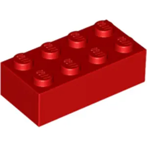 LEGO® brique 2x4 rouge (Red) 1 pièce