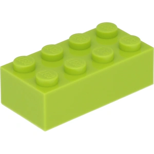 LEGO® brique 2x4 citron vert (Lime) 50 pièces
