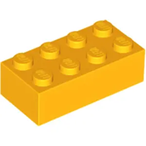 LEGO® brique 2x4 orange clair (Bright Light Orange) 1 pièceVendu parkaufland