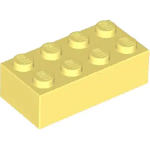 LEGO® brique 2x4 jaune clair (Bright Light Yellow) 1 pièceVendu parkaufland