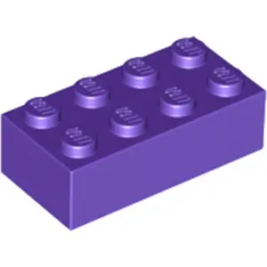 LEGO® brique 2x4 violet foncé (Dark Purple) 1 pièceVendu parkaufland