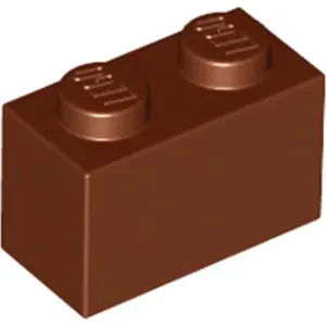 LEGO® brique 1x2 brun rouge (Reddish Brown) 1 pièceVendu parkaufland