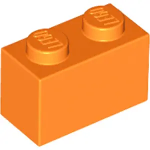 LEGO® brique 1x2 orange (orange) 1 pièce