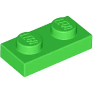 LEGO® Plaque 1x2 Vert clair (Bright Green) 1 pièceVendu parkaufland