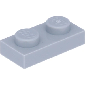LEGO® Plaque 1x2 Gris clair (Light Bluish Gray) 25 piècesVendu parkaufland