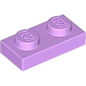 LEGO® 1x2 Plaque Moyenne Lavande (Medium Lavender) 1 pièce