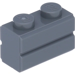 LEGO® 1x2 Pierre de construction gris foncé (Dark Bluish Gray) 1 pièceVendu parkaufland
