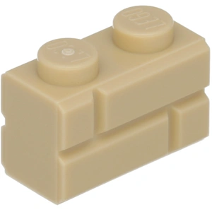 LEGO® 1x2 Pierre de construction Beige (Tan) 50 piècesVendu parkaufland