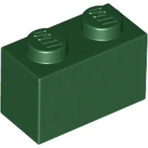 LEGO® brique 1x2 vert foncé (Dark Green) 1 pièceVendu parkaufland