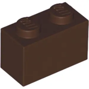 LEGO® brique 1x2 brun foncé (Dark Brown) 1 pièce