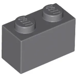 LEGO® brique 1x2 gris foncé (Dark Bluish Gray) 1 pièceVendu parkaufland