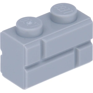LEGO® 1x2 brique gris clair (Light Bluish Gray) 50 pièces