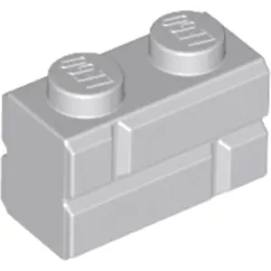 LEGO® 1x2 brique gris clair (Light Bluish Gray) 100 piècesVendu parkaufland