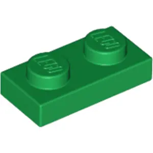LEGO® Plaque 1x2 Vert (Green) 1 pièce