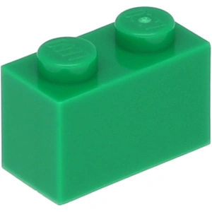 LEGO® brique 1x2 Vert (Green) 250 pièces pas cher