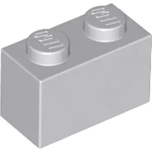 LEGO® brique 1x2 gris clair (Light Bluish Gray) 1 pièceVendu parkaufland