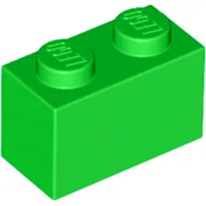 LEGO® brique 1x2 vert clair (Bright Green) 1 pièceVendu parkaufland