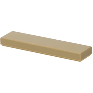 LEGO® 1x4 Carreau Beige Foncé (Dark Tan) 25 pièces pas cher