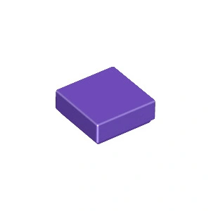 LEGO® 1x1 carreau violet foncé (Dark Purple) 250 pièces