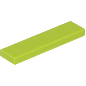 LEGO® 1x4 carreau citron vert (Lime) 100 pièces pas cher