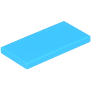 LEGO® 2x4 Carreau Moyen Bleu Azur (Medium Azure) 25 pièces