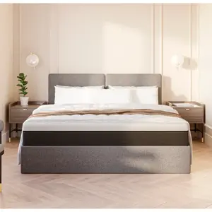 Emma Lit Coffre 180x200 - Gris foncé - Tête de lit en option - Jusqu'à...Vendu paremma