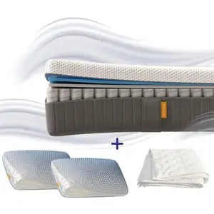 Emma Pack Matelas et Oreillers Nuage Elite et Couette 200x200 pas cher