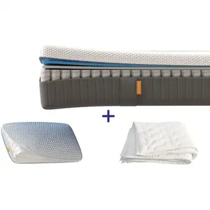 Emma Pack Matelas et Oreiller Nuage Elite et Couette 90x200 pas cher