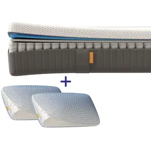 Emma Pack Matelas et Oreiller Nuage Elite 140x190 pas cher
