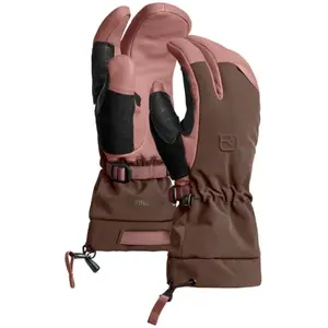 Ortovox - Merino Freeride 3 Finger - Gants ski femme Dusk Rose - S pas cher
