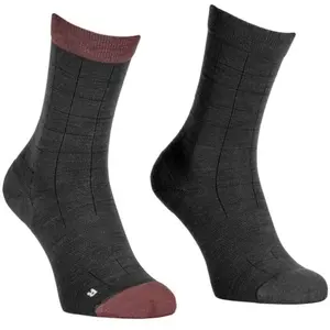 Ortovox - MTB Mid Light Socks - Chaussettes en laine mérinos femme Bla... pas cher