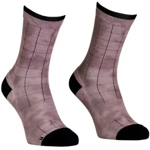 Ortovox - MTB Mid Socks - Chaussettes en laine mérinos femme Dawn Rose... pas cher