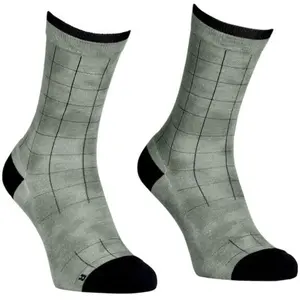 Ortovox - MTB Mid Socks - Chaussettes en laine mérinos femme Green Sag... pas cher