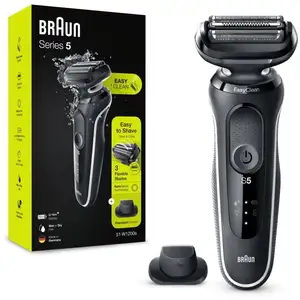 Comparateur de prix : Rasoir - BRAUN - Series 5 - Noir - Tête de rasoir - Fonctionnement sans fil