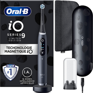 Comparateur de prix : Brosse À Dents Électrique - ORAL-B - iO 9 - Noir - 7 Modes - Édition Spéciale