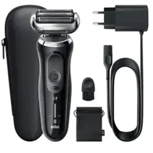 Comparateur de prix : Braun Series 7 71-N1000s Wet & Dry Shaver with Travel Case, Black.
