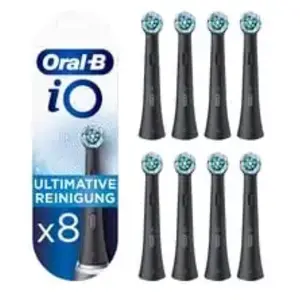 Comparateur de prix : Brossettes de rechange - ORAL-B - iO Ultimate Clean - Lot de 8 - Élimination plaque - Brins imbriqués