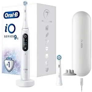 Comparateur de prix : Oral-B iO 9S Adulte Brosse à dents rotative oscillante Blanc