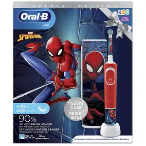Comparateur de prix : Oral-B Vitality Kids Boîte Spiderman Brosse à Dents Rechargeable 1ut