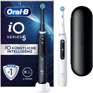 Brosse à dents électrique Oral-B iO Series 5 Black and White Two-Pack
