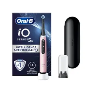 Comparateur de prix : Oral-b io 5n - avec etui de voyage - rose - brosse à dents électrique connectée