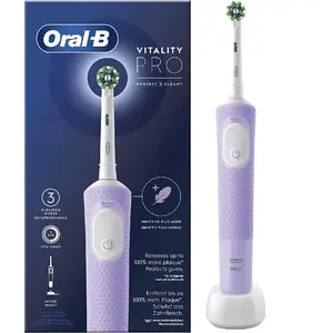 Comparateur de prix : Oral-B Vitality Pro Brosse À Dents Électrique Violette, 1 Brossette